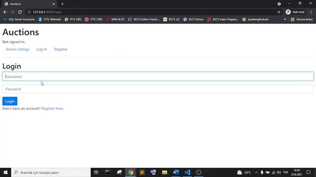 CS50's Web Programming with Python and JavaScript - Commerce Project смотреть онлайн