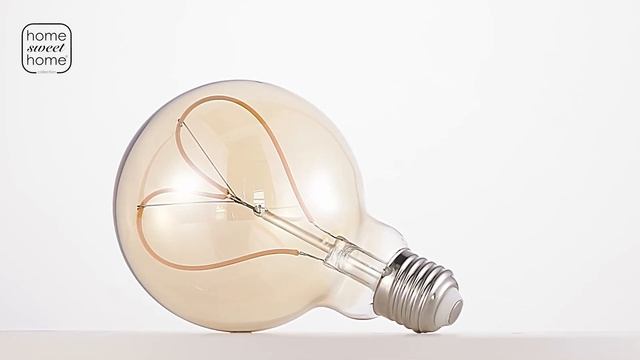 L214200-23 LED filament light bulb Heart E27 G95 4W 280Lm 2700K Dimmable Amber смотреть онлайн