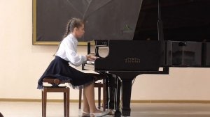 Голикова Мария 13 лет. П. И. Чайковский. op. 40. Вальс ля-бемоль мажор.