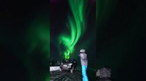 Северное сияние в Мурманске 28.11.2021г. Aurora in the Murmansk region