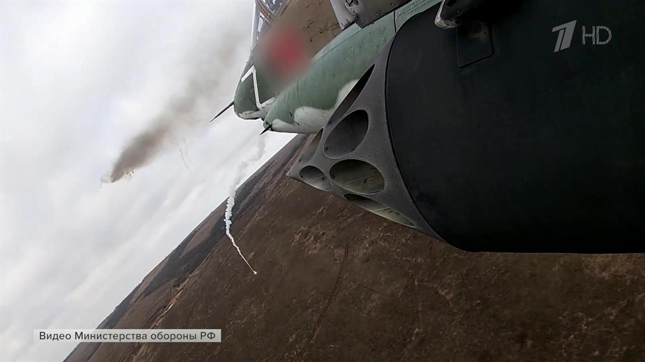 В Минобороны показали работу штурмовиков Су-25