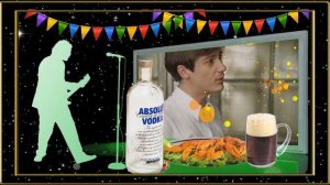 Весёлое поздравление с днем рождения с киногероями для мужчины.