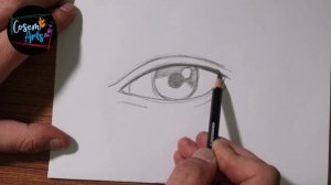 How to draw an eye ||  Eye drawing easy tutorial with pencil basics