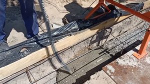 Первый замес и первая работа--Бетономешалка ECO CM-127 и Глубинный вибратор Favourite FV 1200