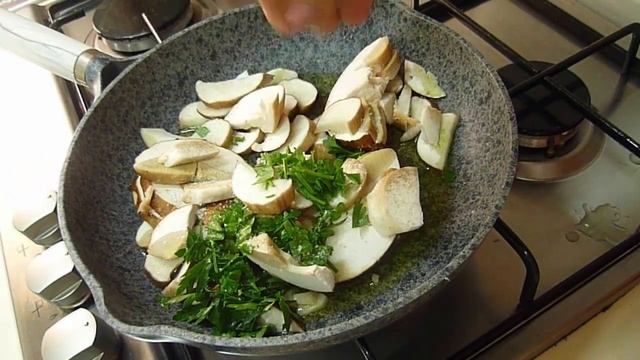 Паста с Белыми Грибами Классический Рецепт Итальянский Pasta Con Funghi Porcini