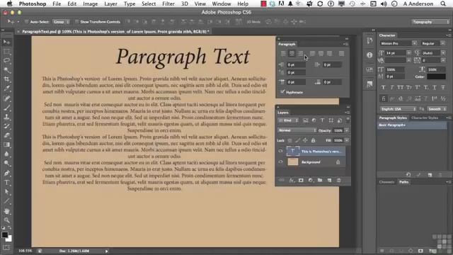 158 Adobe Photoshop CS6 Full Tutorial Formatting Paragraph Text смотреть онлайн