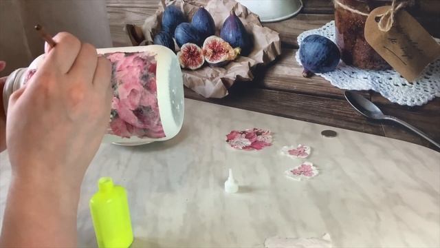 Декупаж на стеклянной банке смотреть онлайн