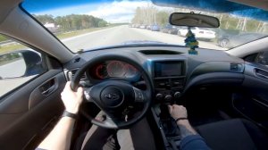 2007 Subaru Impreza WRX 2.0 MT - POV TEST DRIVE