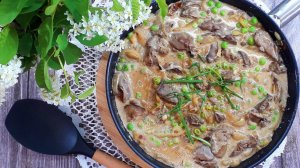 Куриная Печень в Сметане Жареная с Луком. Один Из Самых Любимых Рецептов.