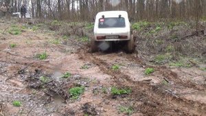 Нивы, Шеви Нивы и УАЗ по грязи. Или не Волнуйтесь, стандарт проедет. Часть 1