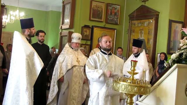 Славление  на Литургии на Вознесение Господне. 17 мая 2018 г