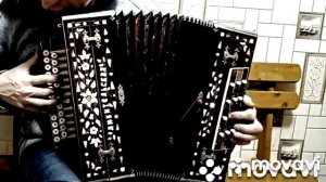 Песня военных лет "Прощайте скалистые горы". Гармонь Тульская, Любительская.