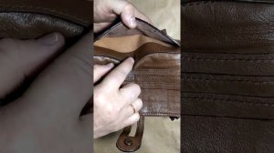 Кошелек из мягкой кожи. Пошит вручную.