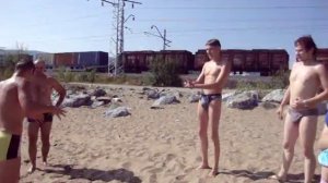 Купание в Байкале.Слюдянка.Мыс Шаманский.10 Августа 2010г