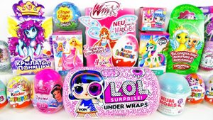 СЮРПРИЗЫ ДЛЯ ДЕВОЧЕК! ЛОЛ ДЕКОДЕР,My little pony,БАРБИ,Винкс,Дисней,ПОНИ Sweet Box, Kinder Surprise