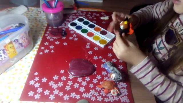 Мастер-класс от Ани#рисуем на камнях#детское творчество смотреть онлайн