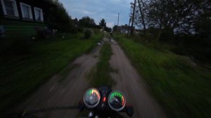 покатушка на мопеде