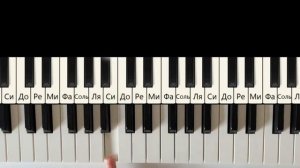 ❗❗❗🎹КАК играть ЛЮБУЮ ПЕСНЮ на пианино (Тополиный ПУХ)