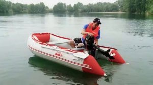 Как ведет себя Лодка 300 Мотор T3.6 л.с.