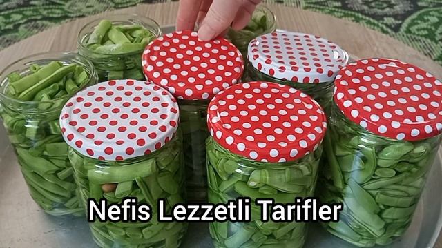 DURMAK YOK KARA KIŞ HAZIRLIKLARINA DEVAM KIŞLIK KONSERVE YAPIYORUM ✔ KIŞLIK  FASULYE KONSERVESİ