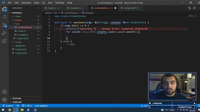 Malware Development in Rust - Creating a metasploit-like reverse shell and environment