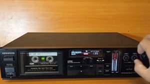 Работа кассетной деки  KENWOOD KX-880G