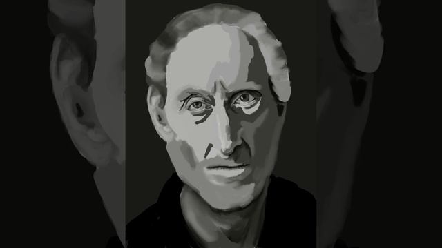 Digital portrait of Charles Dance