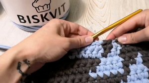 Мк ковер в технике Жаккард. Смена цвета.