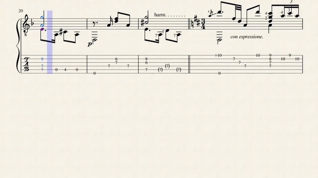 Sous les Palmiers - David del Castillo 18?? - 1928 - Tablature