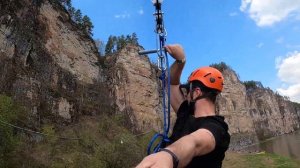 Большие Притесы.Полет на ZipLine.