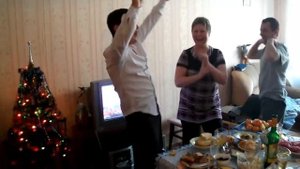 Новогодний танец родни!!!!