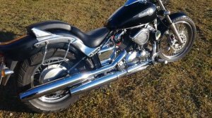 Yamaha Drag Star 400, запуск.
