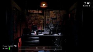 играем в five night at freddy #1- скример чики и сразу 6 am!