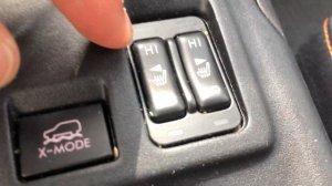 Subaru XV Crosstrek - Heated Seats Turn On/Off