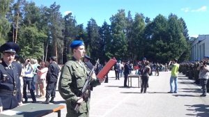 Присяга в Президентском полку 13 июня 2015: Роман Черников