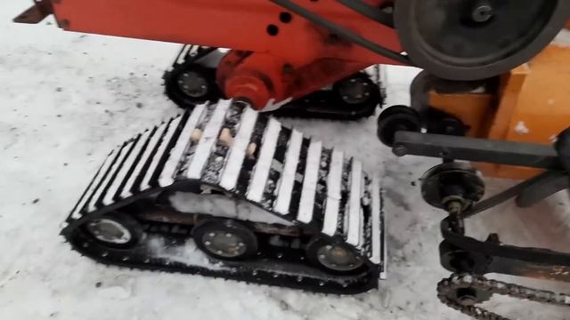 Самодельные гусеницы на мотоблок Урал
