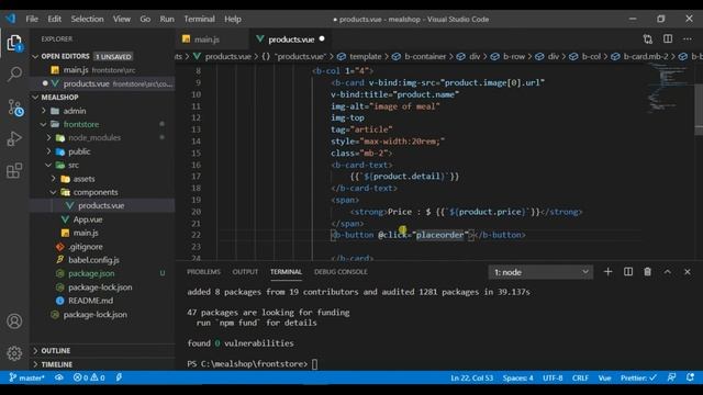 Vue JS get & Display API Data in Vue Component | Strapi API | Bootstrap-Vue implementation in Vue