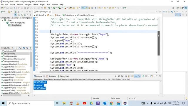 String Buffer in Java with Examples Tamil #placements #java смотреть онлайн
