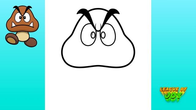 How to DRAW GOOMBA - Super Mario Bros смотреть онлайн