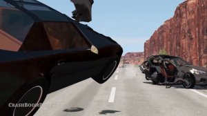 High Speed Traffic Crashes #86 - BeamNG Drive | CrashBoomPunk