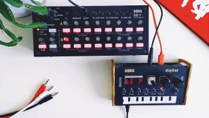 Korg NTS-1 with SQ-1