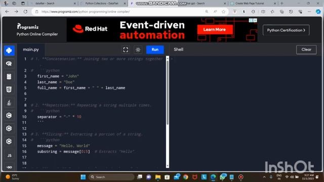 Strings in Python | Python Tutorial for Beginners | Part-1| Lecture-03