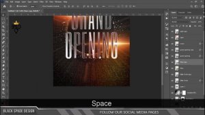 Grand Opening Silver Poster Design in | Photoshop 2021 Tutorial |