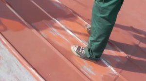 Реставрация крыш  Перекраска жестяной крыши