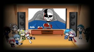 (Old) Sans AUS React to VHS Sans vs Sans AUS Part 1 & 2 (Requested)