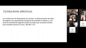 Consumos eléctricos asociados para cálculos de conductores  y protecciones