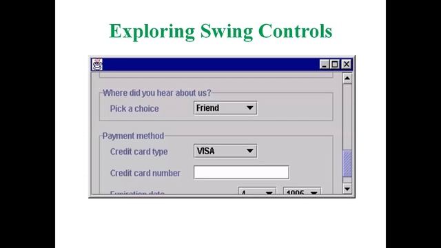 Video 48 Creating Swing Applet Paint Component Usage Swing Controls Introduction смотреть онлайн