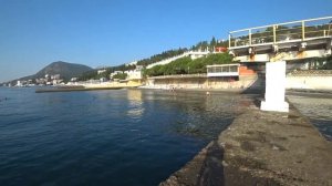 Море и пляжи в Алуште ✔ отдых в крыму на территории пляжа санатория киев ✔ ставридка