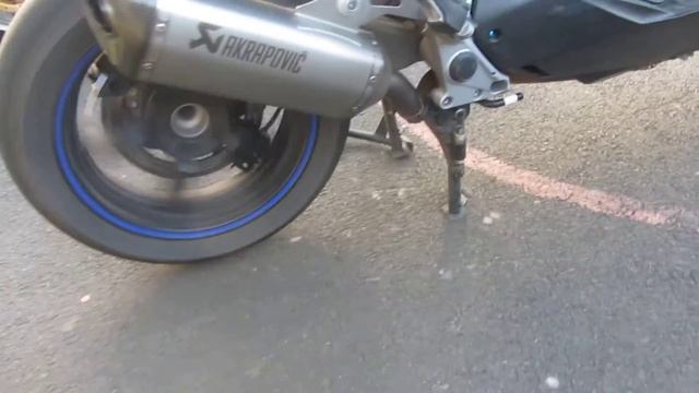 BMW C600 SPORT akrapovic exhaust sound