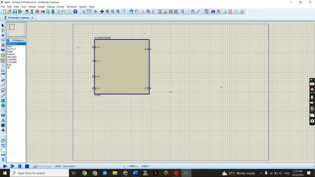 TASK 4: 4-2 ENCODER CIRCUIT- USING SUB CIRCUIT MODE